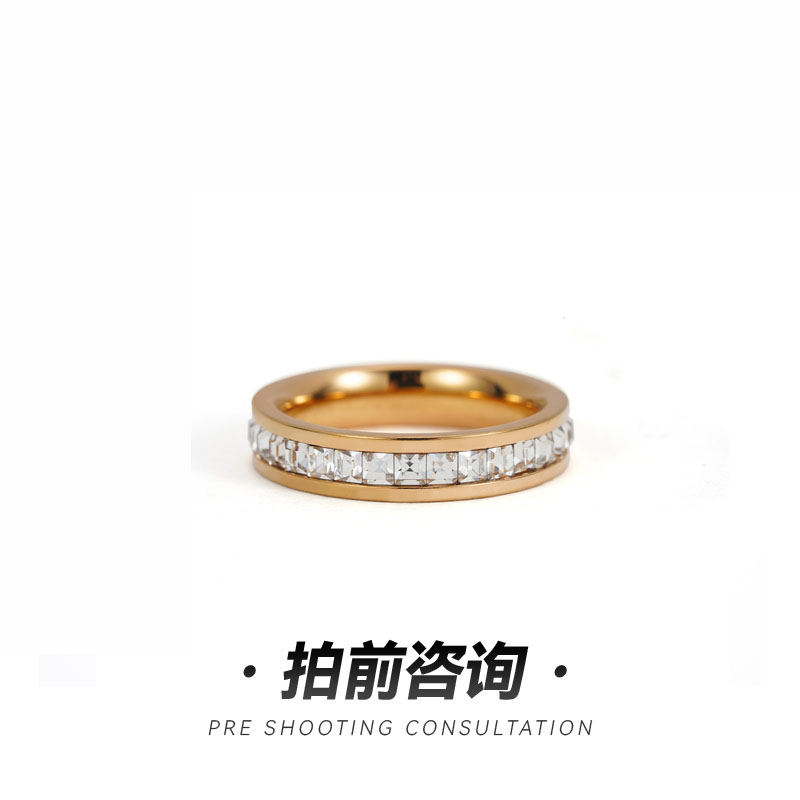 合金戒指 【节节高系列】满钻蛇骨戒指灵蛇系列气质轻奢戒指