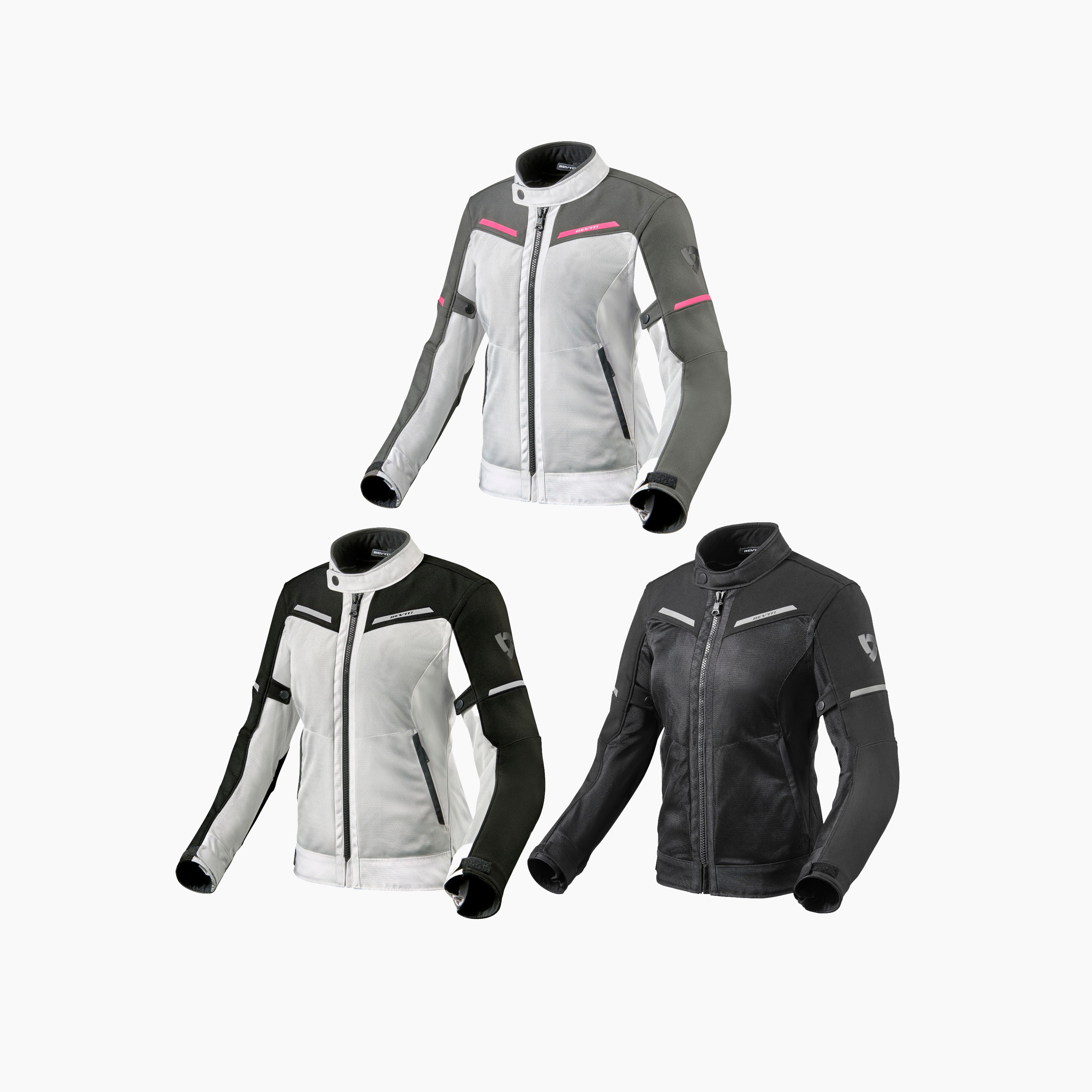 Revit Jacket Airwave3 气浪3女款摩托车骑行服夏季通风透气防摔。