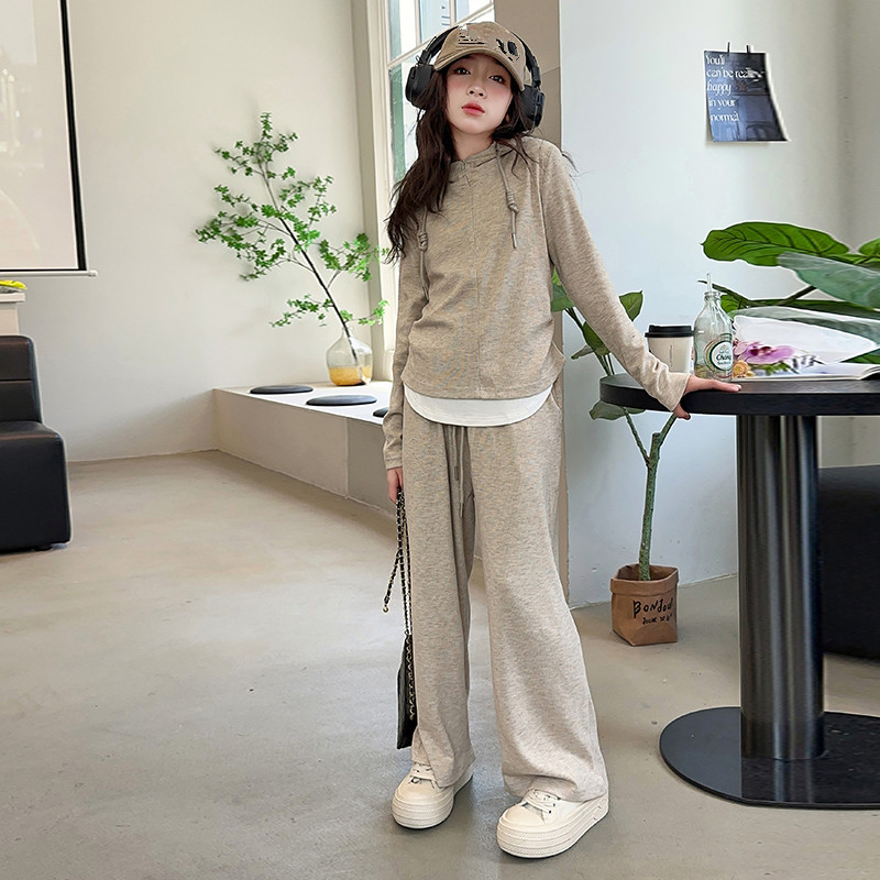 女童套装秋季2024新款洋气儿童韩版时髦两件套春秋款中大童衣服潮