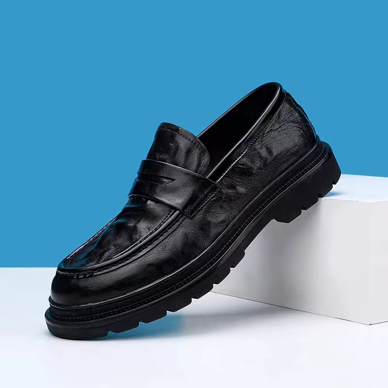 OKKO-cowhide series/8600【夏季新款】高端真皮软底轻奢皮鞋8600