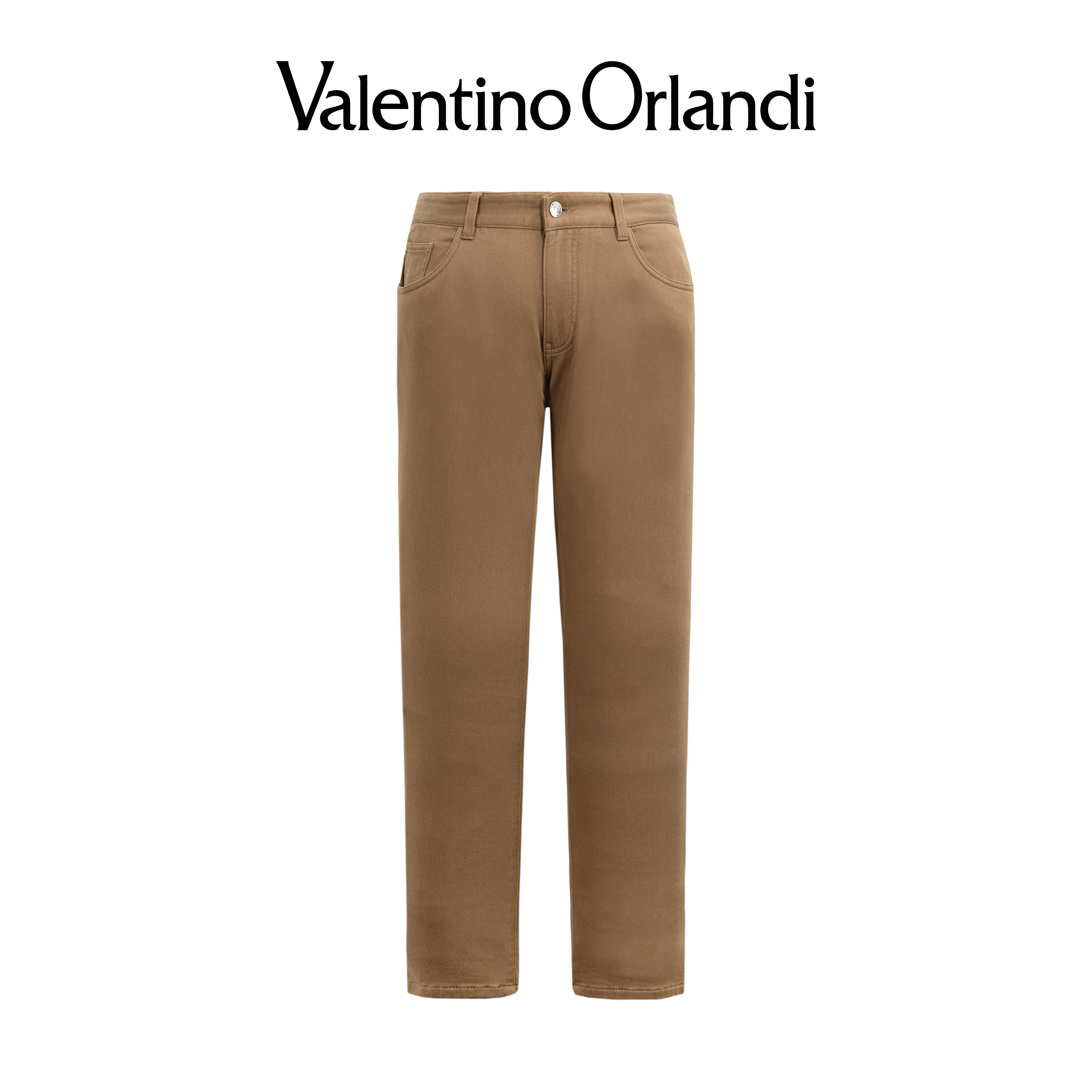 Valentino orlandi男士春秋A版时尚百搭休闲净版纯色直筒牛仔裤