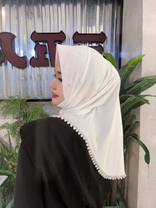 【韩冰福利】新款重手工高品质重工链条蝴蝶套头（锦鲤）纱巾丝巾围巾