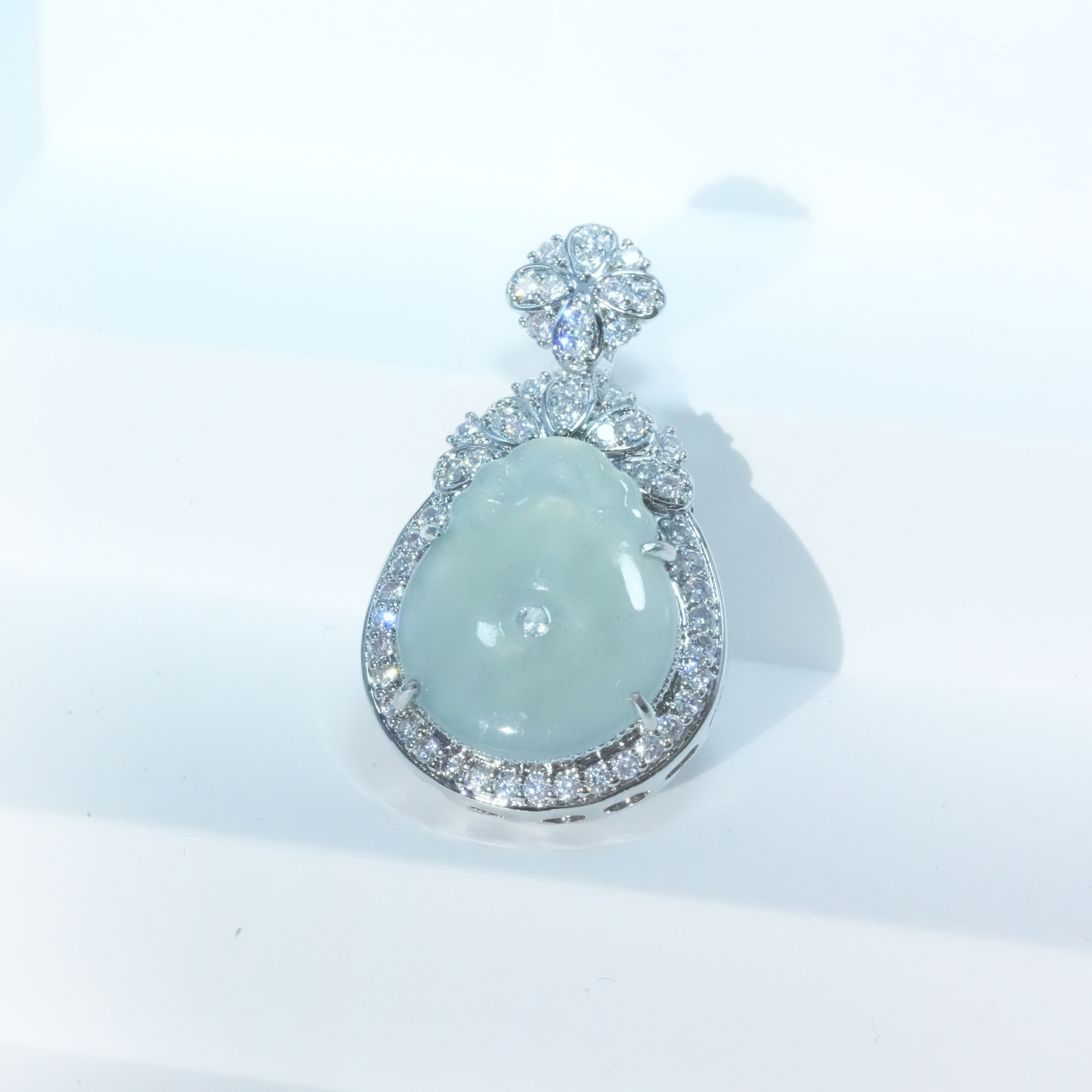 天然A货翡翠平安扣吊坠(多样性发货)不含链时尚高美