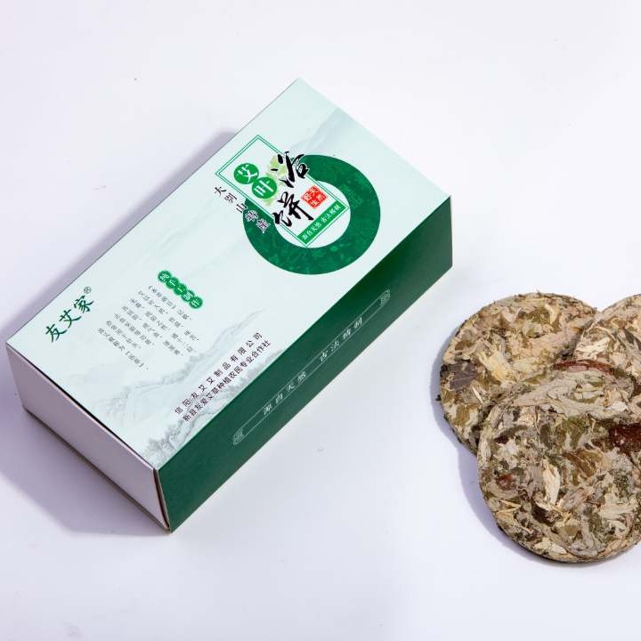 手工制作草本祛湿养护温和野生护理艾叶艾饼（12个）艾草家用