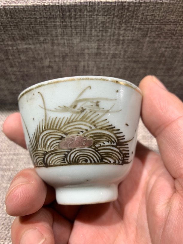 陶瓷海燕清平茶杯