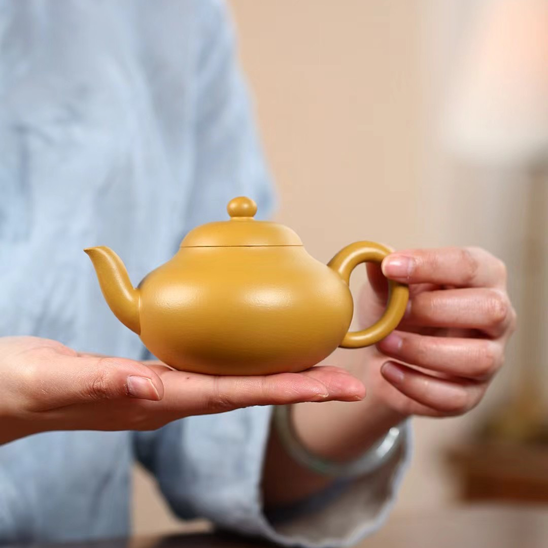 梨形壶220毫升黄金朱泥若梨妙曼身姿犹如佳人亭亭玉立随风而舞