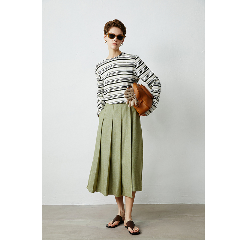 INFFTRU |【杨桃围裹半裙】欧洲进口羊毛围裹半裙