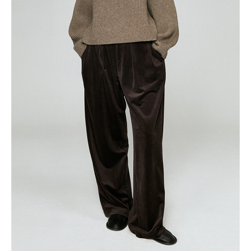 INFFTRU｜【灯芯绒长裤】阔腿裤女直筒显瘦百搭洋气时髦休闲长裤