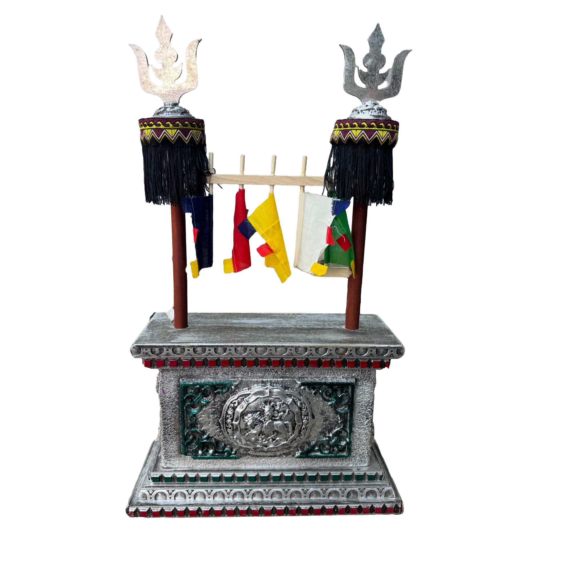 专门为城市蒙古人家定制的迷你版苏鲁锭装饰品