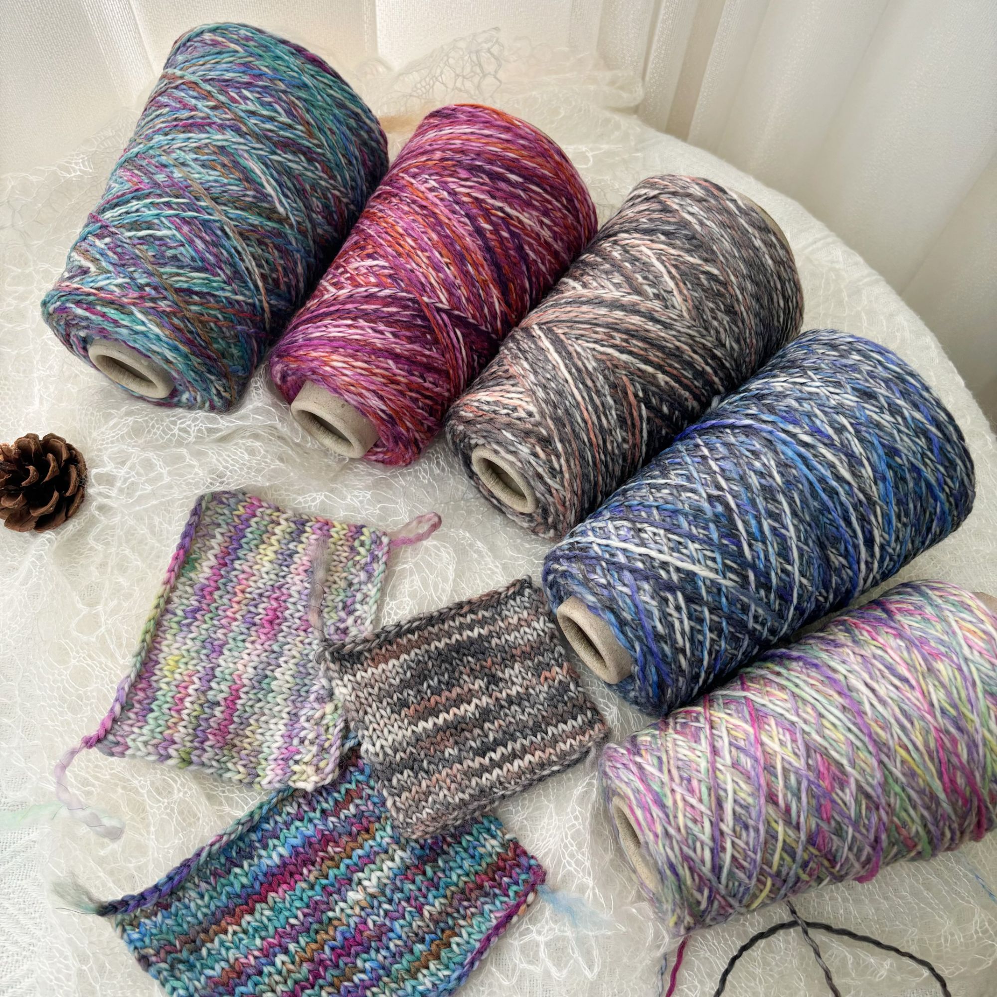 卡乐织 意大利段染羊毛 DIY手工 编织 新品 50g一团