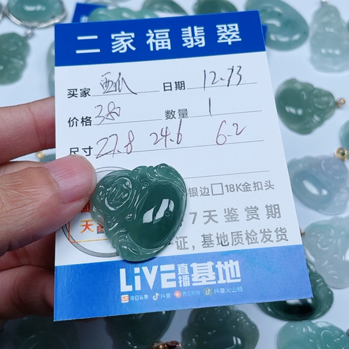 【闪购商品】翡翠颈饰未镶嵌?****?