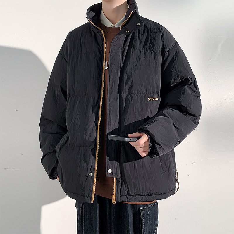 港风复古棉衣男士冬季潮牌ins加绒加厚保暖宽松棉服百搭棉袄外套