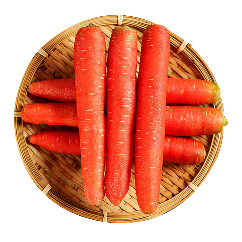 芮瑞带泥胡萝卜水果红萝卜带箱5斤装新鲜蔬菜