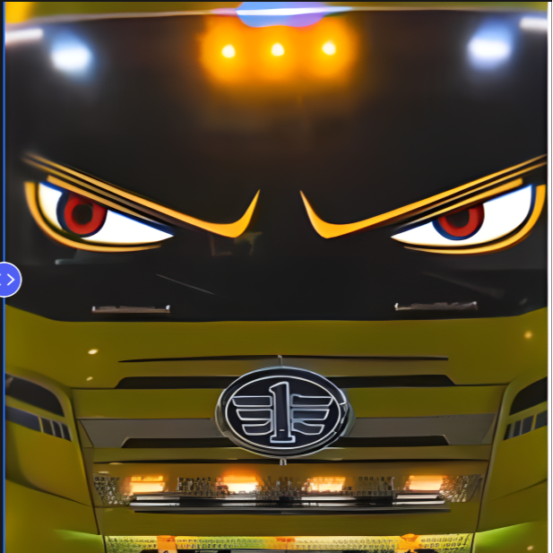 【恶魔之眼】 卡车专用LED屏汽车眼睛灯货车动态LED灯广告汽车车贴