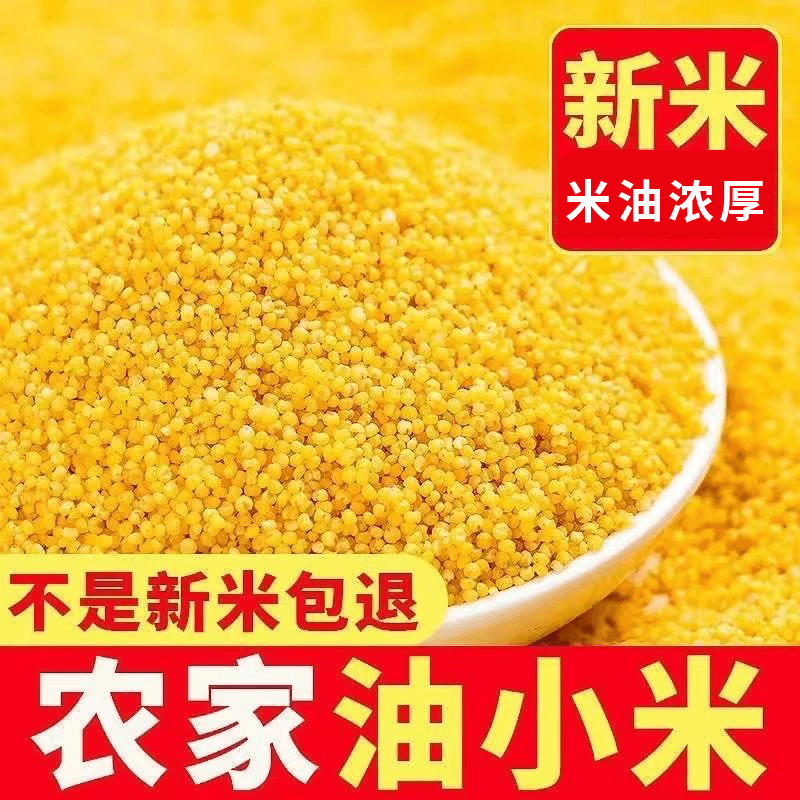 鲜丰仓【保证新米】糯黄小米农家新米金苗米熬粥米油多杂粮