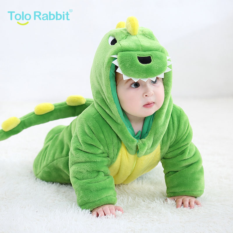 Tolo Rabbit/奇乐兔一件过冬款卡通可爱加棉加厚爬服拜年服（零5°）