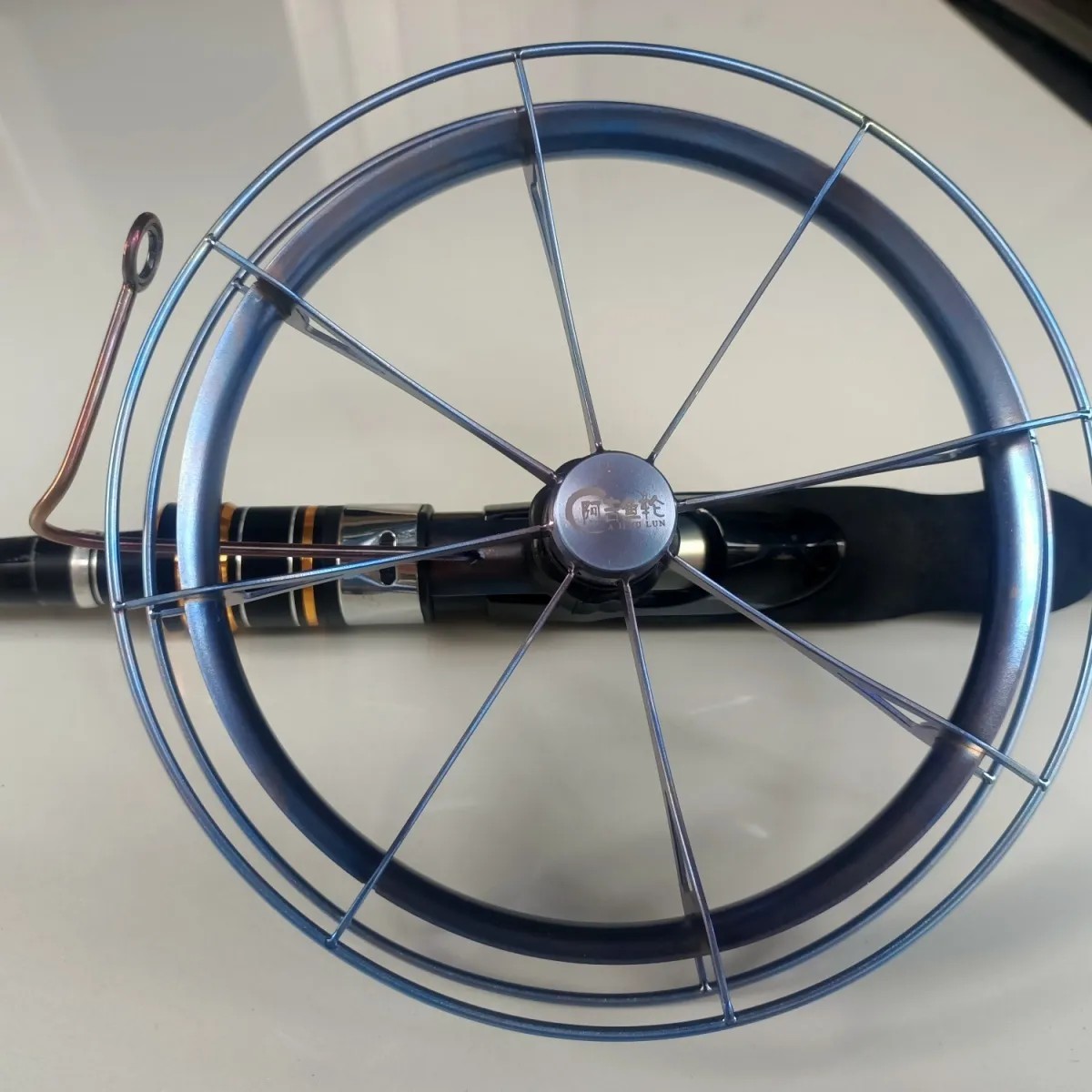 阿吉鱼轮 钛合金,七彩色 八封轮 新款专用轮 户外  15直径