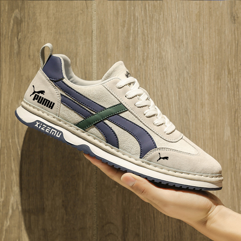 虎彪馬壮男鞋新款阿甘鞋男士经典运动休闲鞋百搭板鞋潮流跑步鞋子