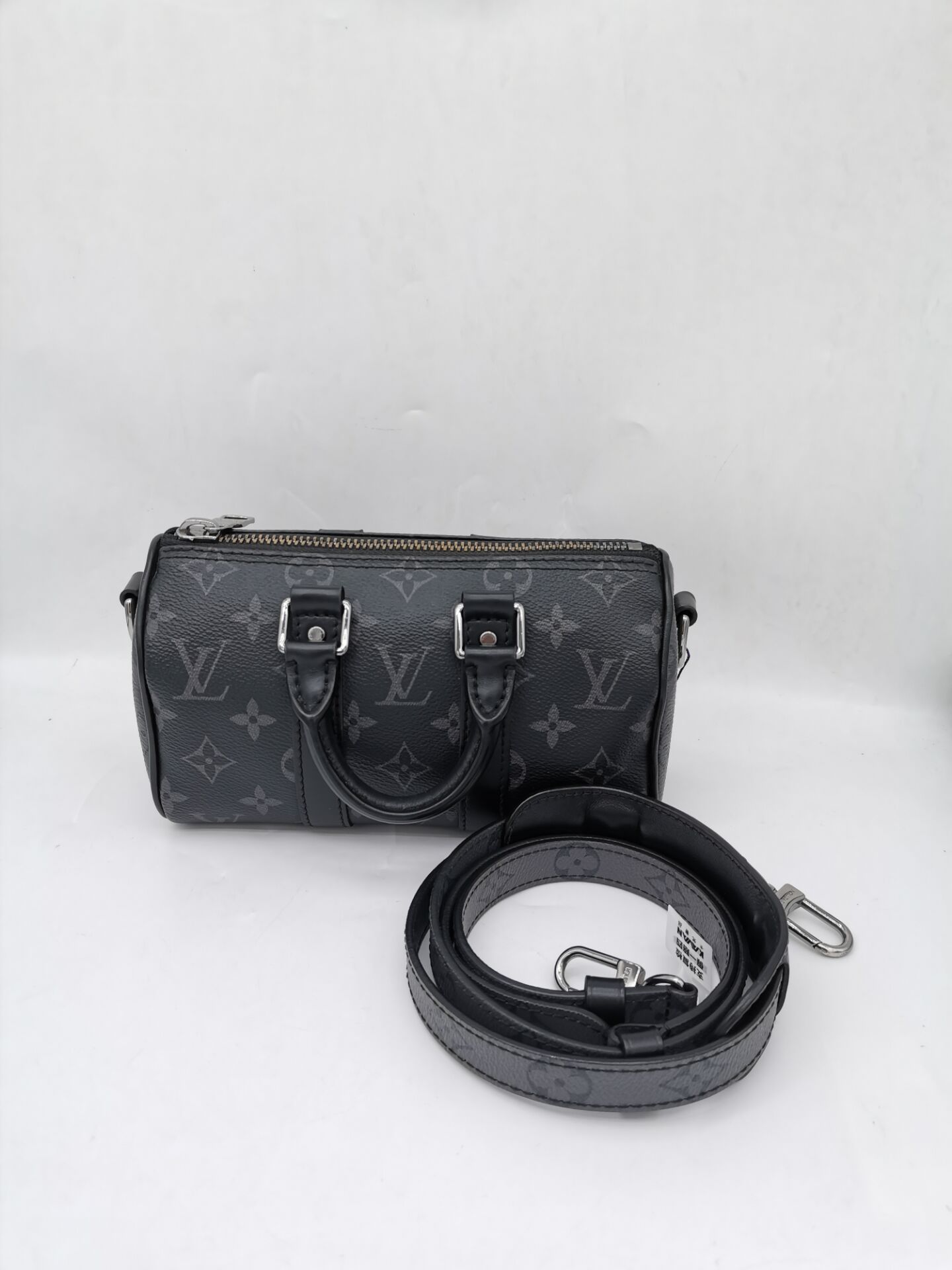 99新 LouisVuitton/路易威登 95新14842  Keepall XS黑老花斜挎包