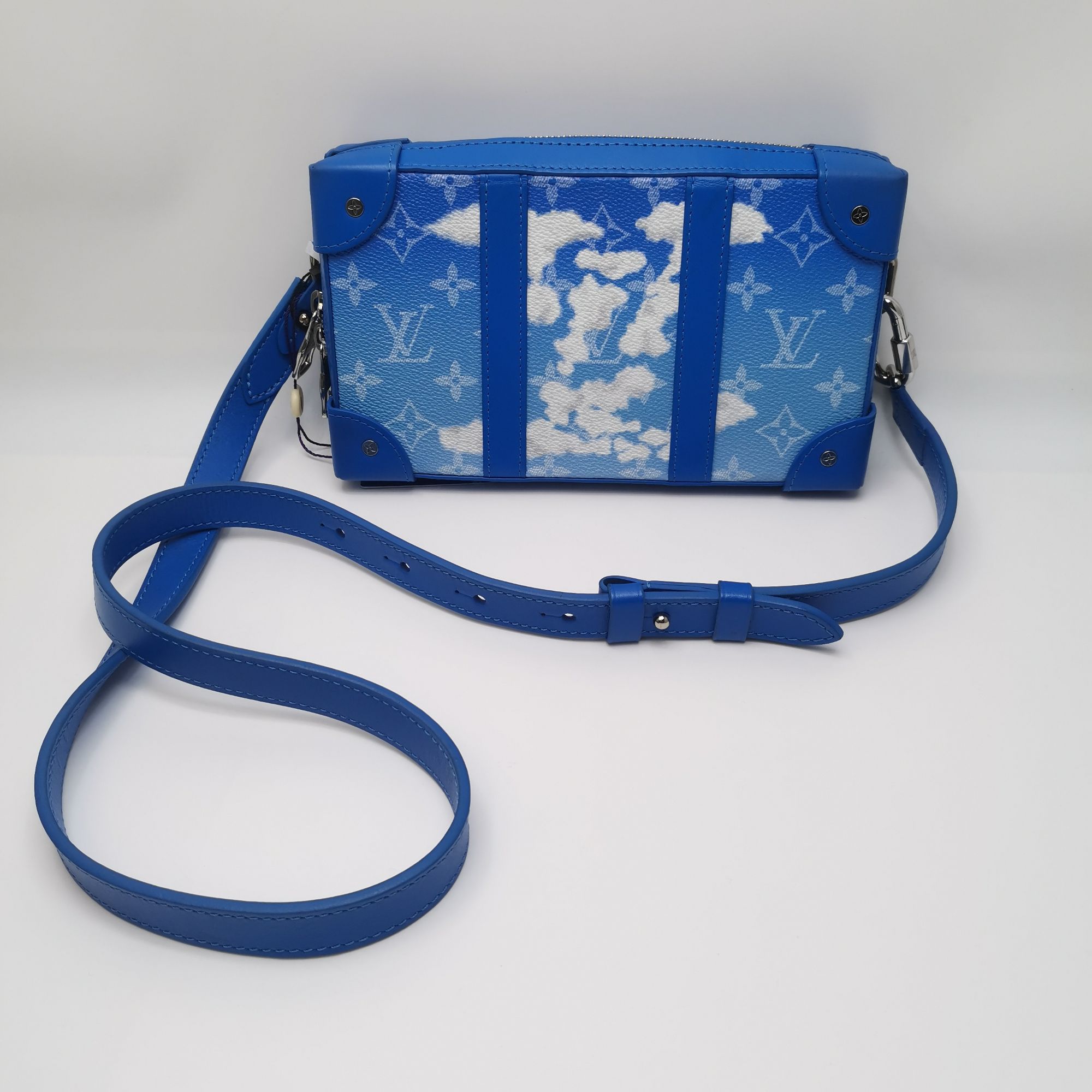 99新 LouisVuitton/路易威登 16189 LV蓝天白云盒子邮差包 肩包