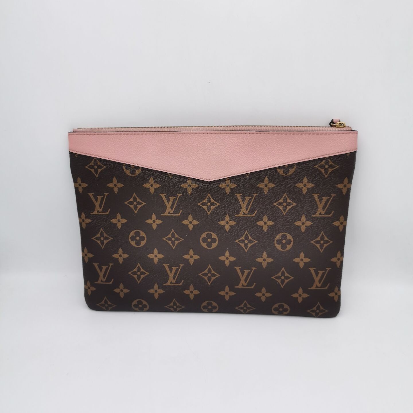 95新 LouisVuitton/路易威登 卡梵 97新12884 棕老花手拿包经典