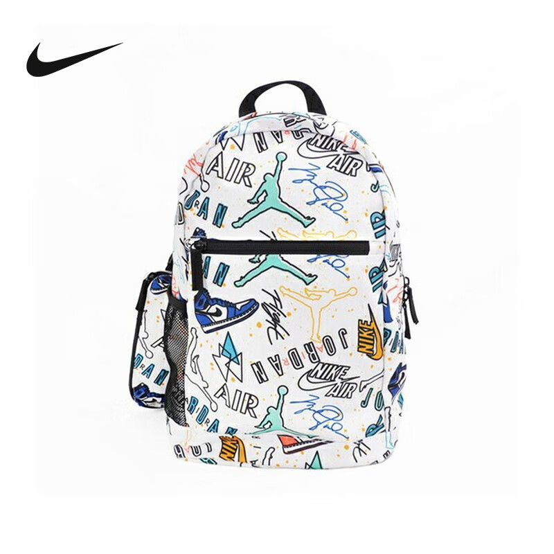 NIKE/耐克2023夏季新款男印花大容量百搭潮流学生书包运动双肩包