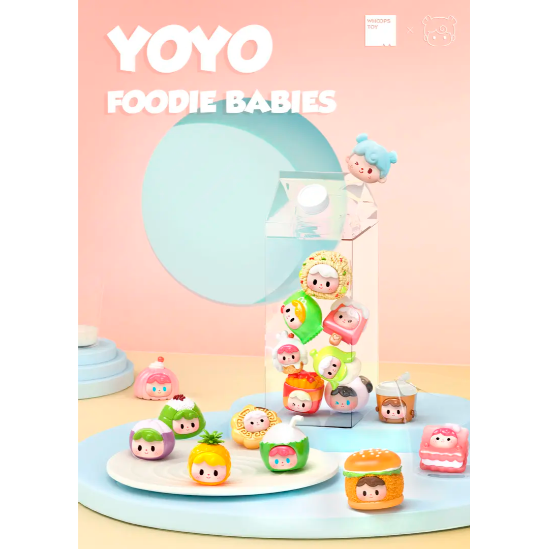 【拆盒】新款YOYO右右吃货宝宝系列盲盒手办潮玩礼物