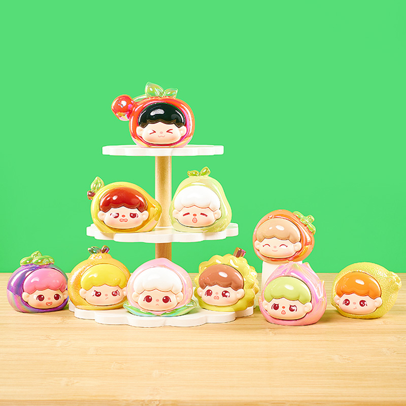 【拆盒】轻语每日鲜果系列惊喜盲盒电镀款新品手办