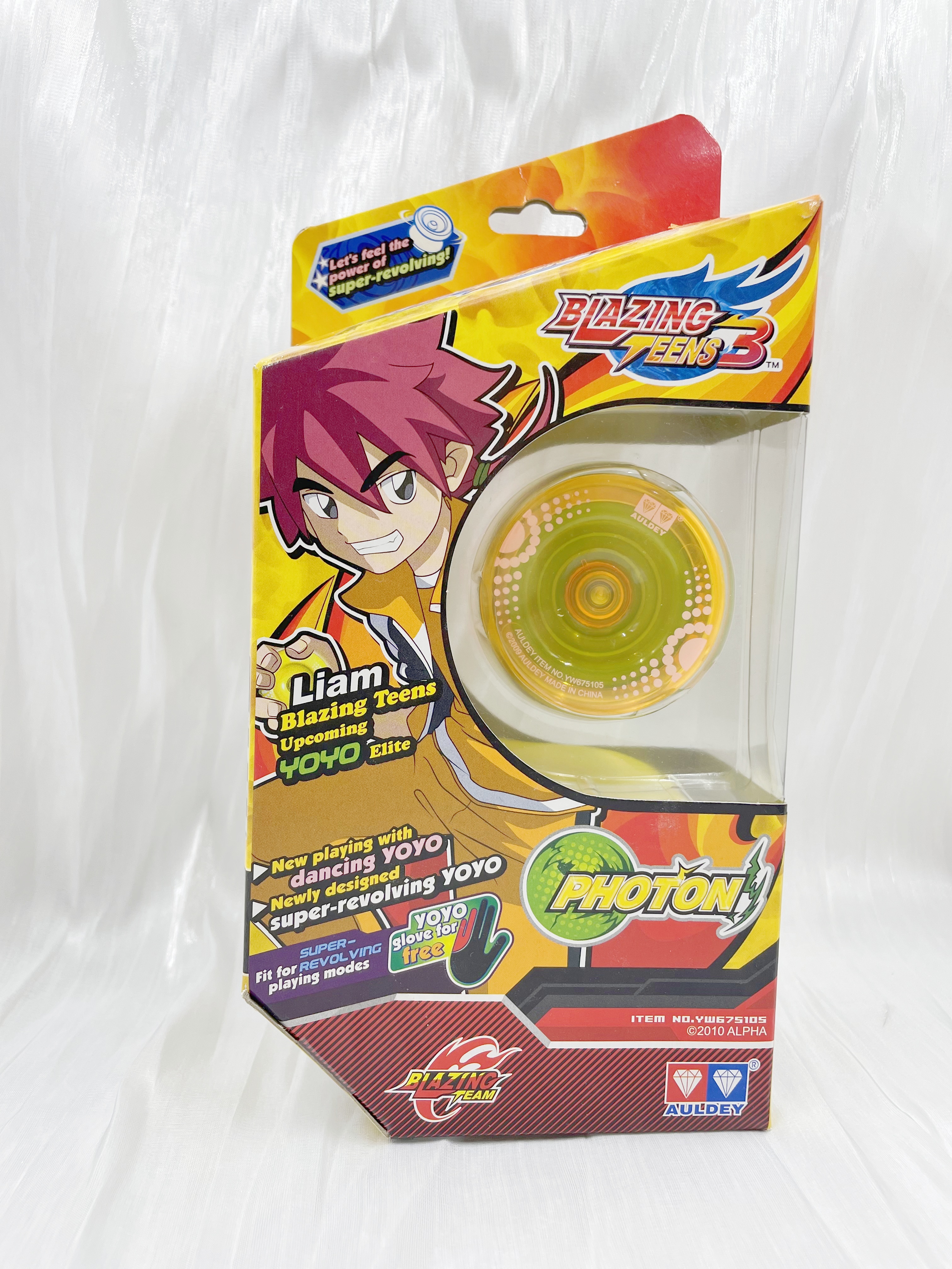 【光子精灵海外版】全新悠悠溜溜球火力少年王情怀玩具拆封不退