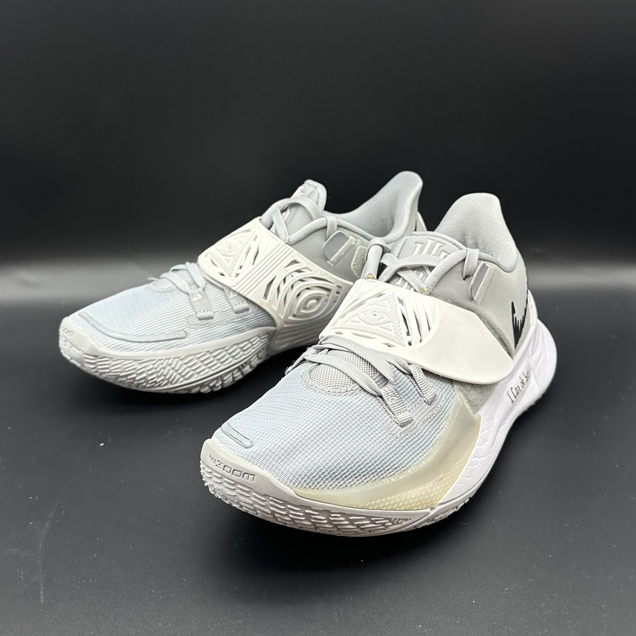 （43码）nike欧文low3篮球鞋/狼灰/95新配盒/cw4147-003