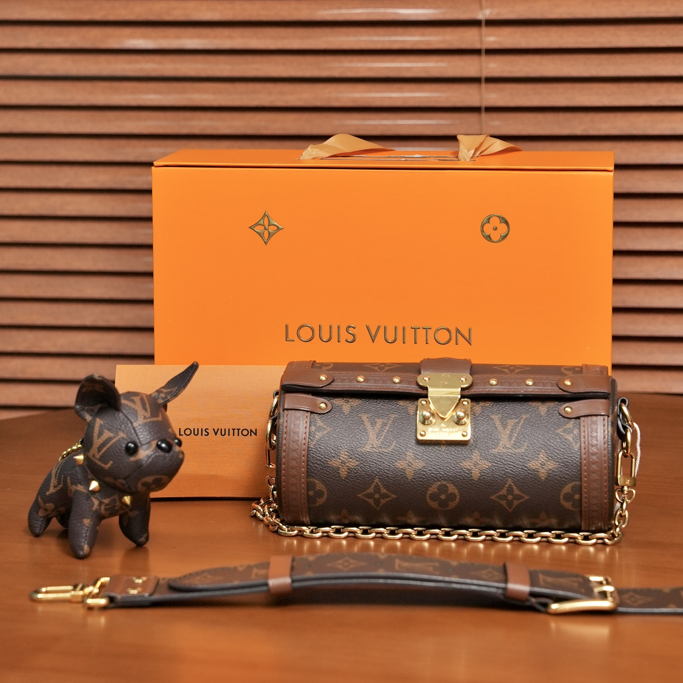 95新 LouisVuitton/路易威登 新款巴比龙链条斜挎包/68543