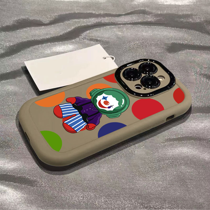 卡通小丑苹果15手机壳iPhone14/13pro保护壳12promax全包防摔软壳