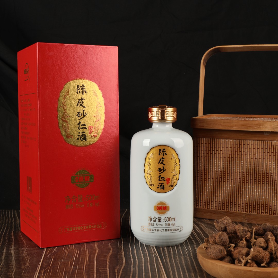 YANG LING/阳灵【52度】嘉华500ml陈皮沙仁酒零蔗糖零添加52度
