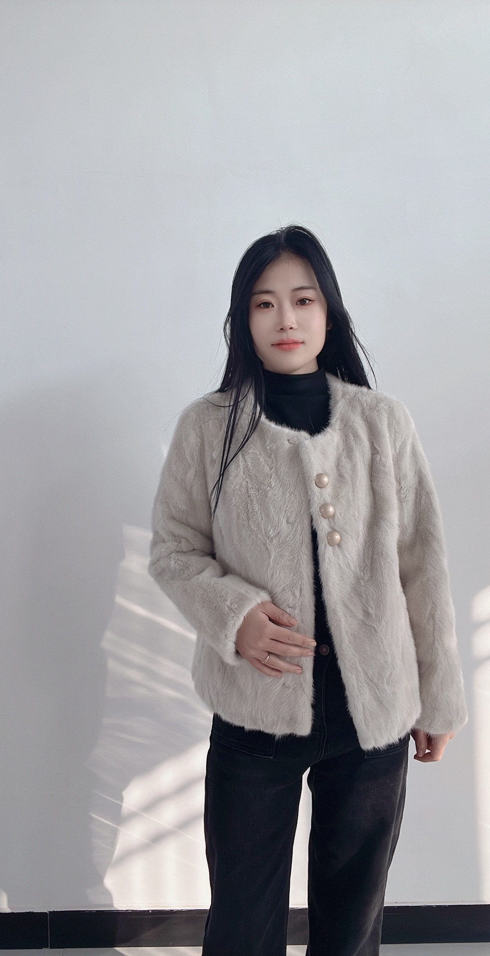 女装休闲秋冬圆领女款时尚百搭