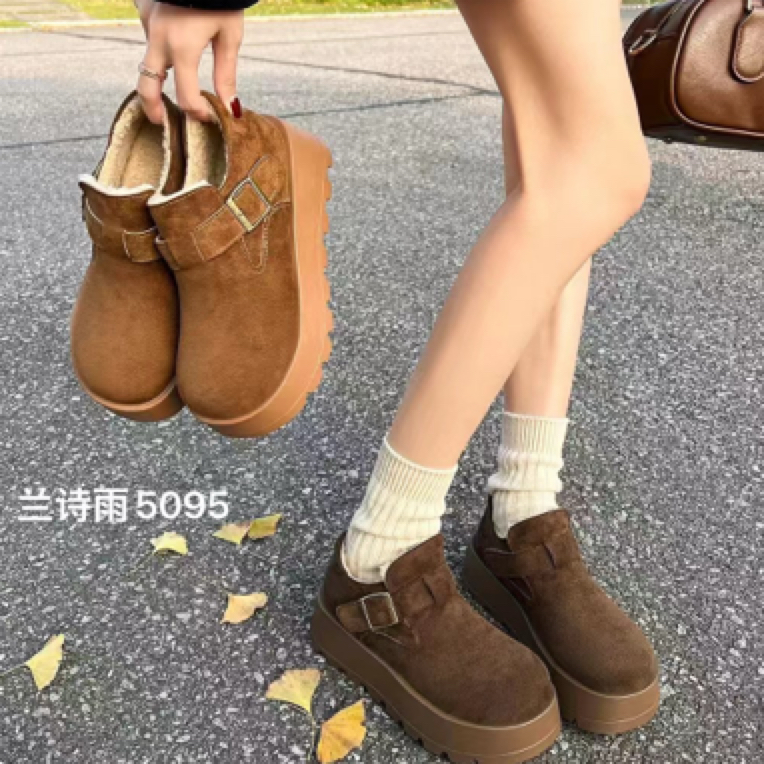 新款时尚加绒加厚保暖鞋