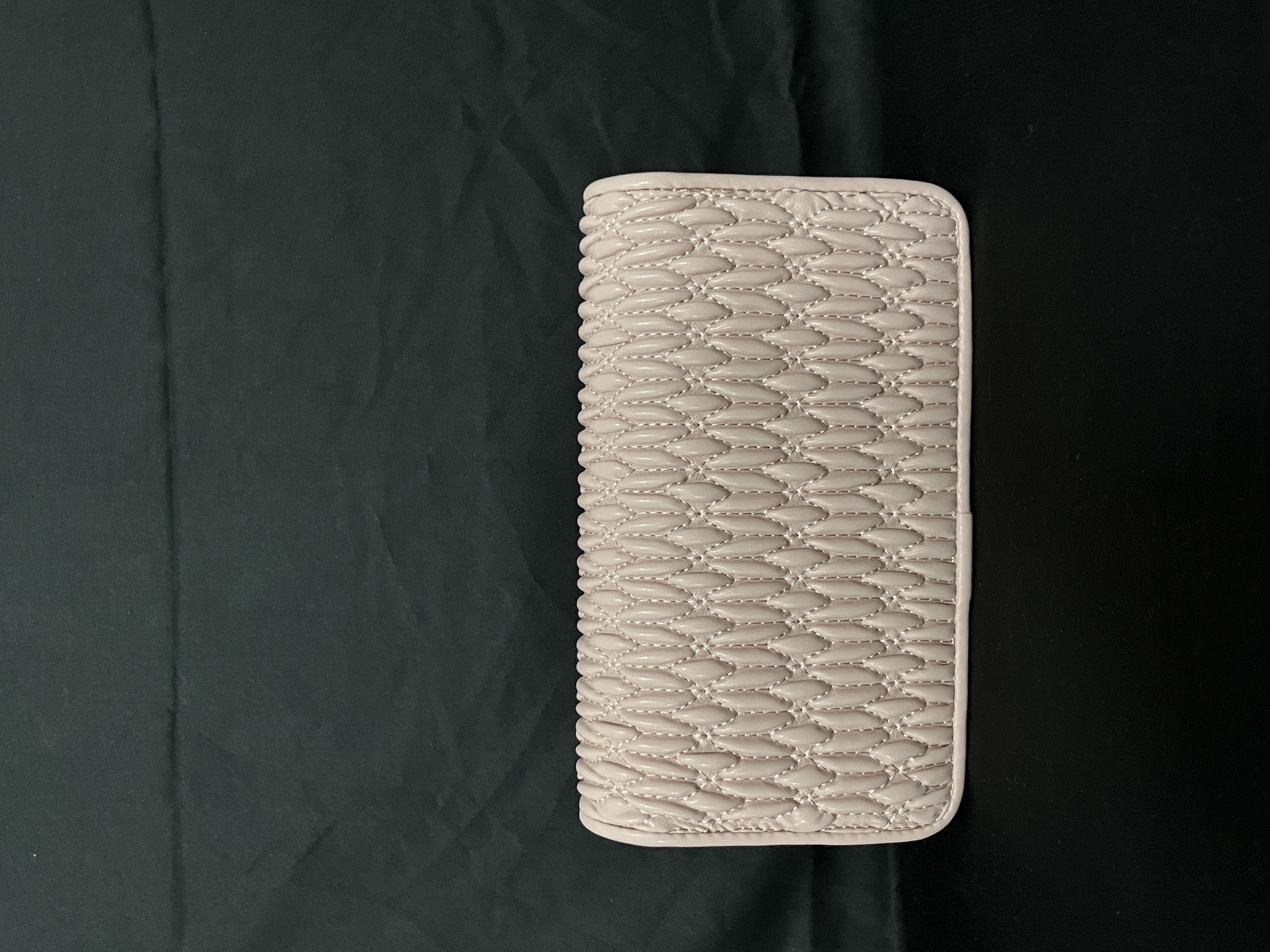 LQ-WITH-QUEEN真皮女包褶皱方版粉色