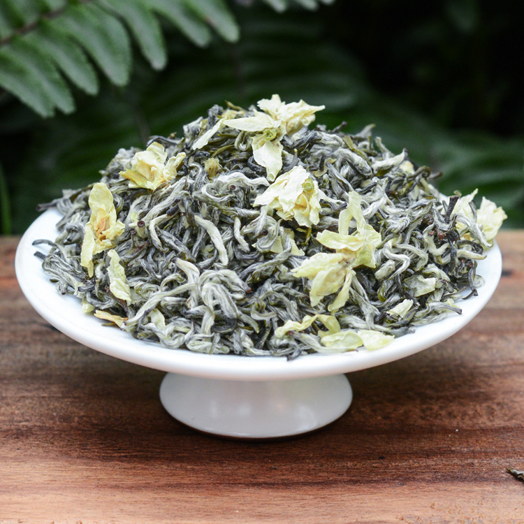 【全独芽】明前茉莉花茶2025新茶 炒花飘雪特级四川浓香型茶叶250g