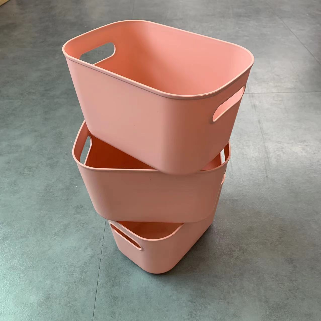 227亗25cm杂物筐少女粉3个丨飞虎涵面霜