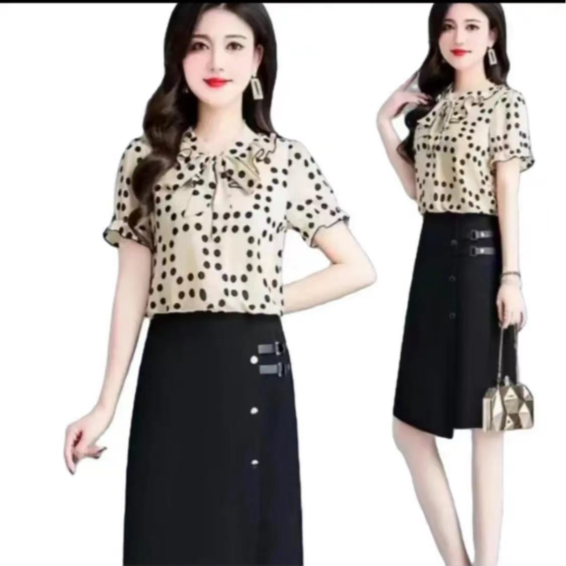 TG322连衣裙初夏女极致时尚甜美纯洁休闲百搭洋气裙子法式韩版