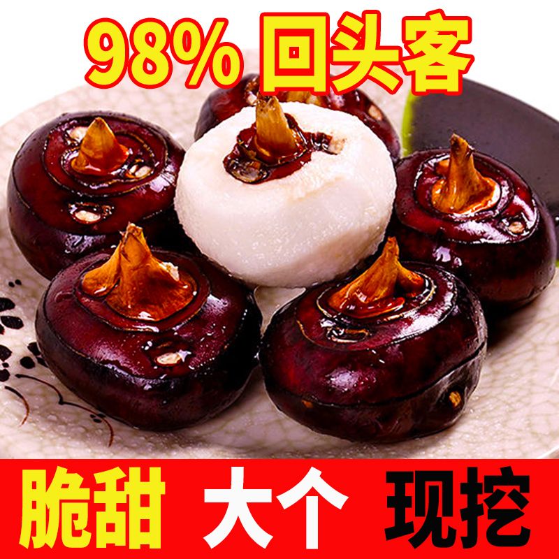 【脆甜爽口】新鲜马蹄荸荠带皮地梨大果水果蔬菜农家现挖包邮