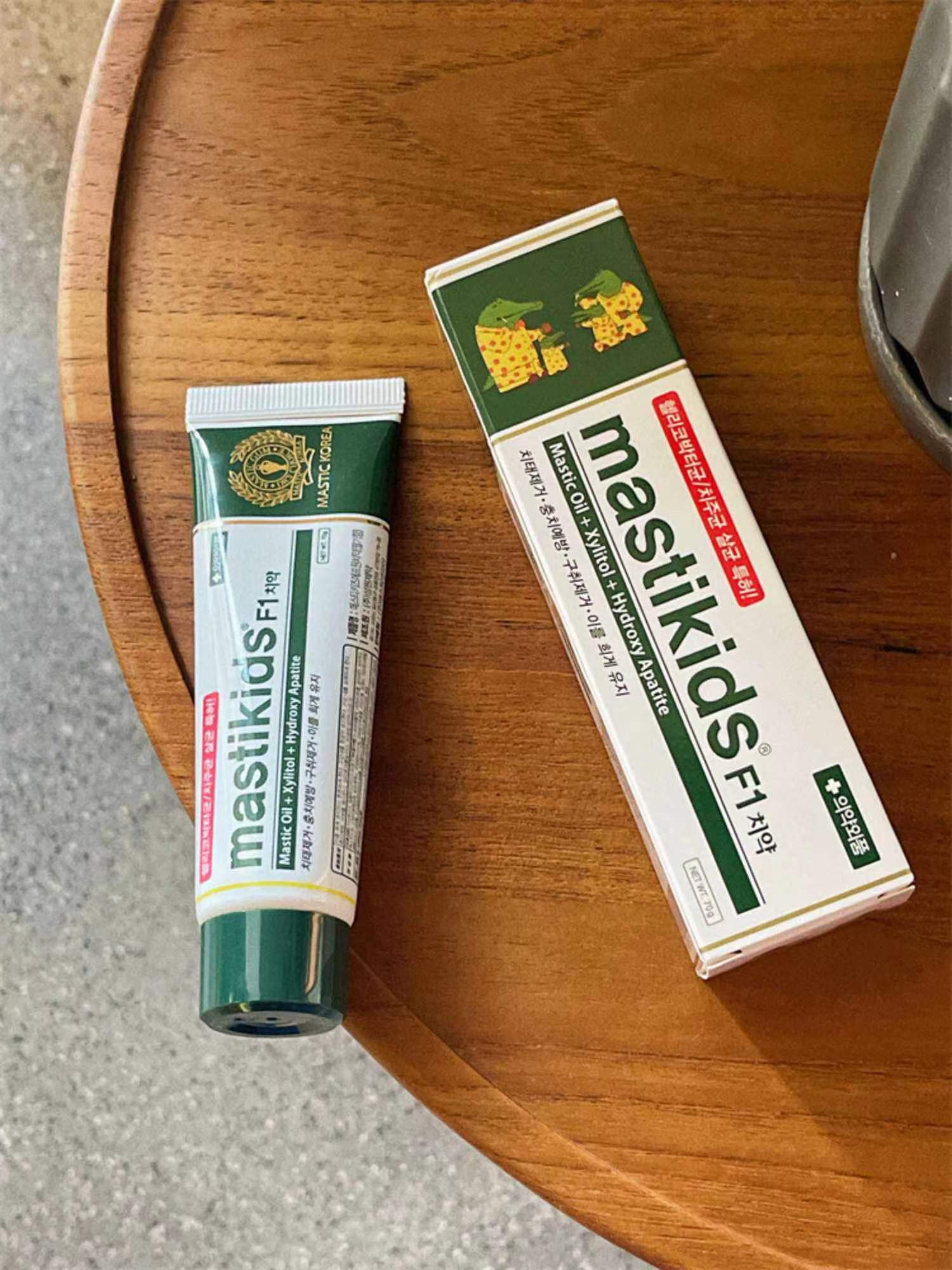 韩国儿童乳香牙膏70g/支抑菌固齿   7450
