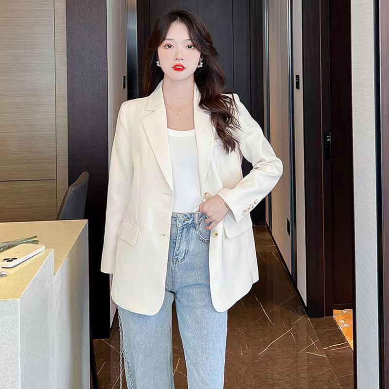 韩版小西装上衣2025春秋百搭职业显瘦气质小个子网红休闲时尚西服