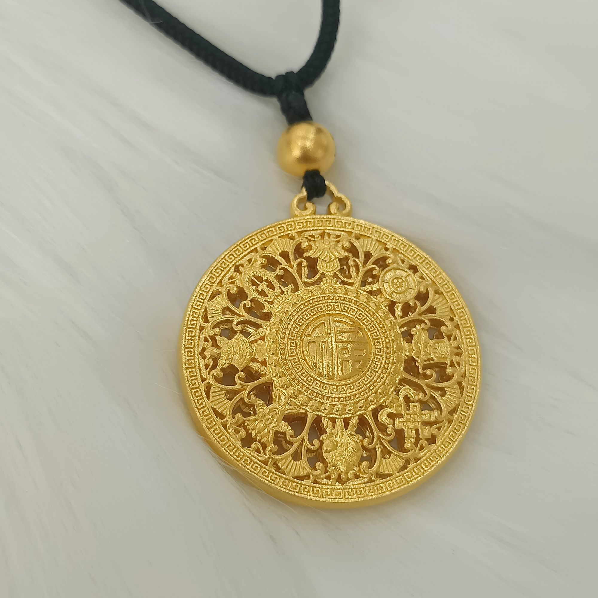 古法八宝罗盘吊坠