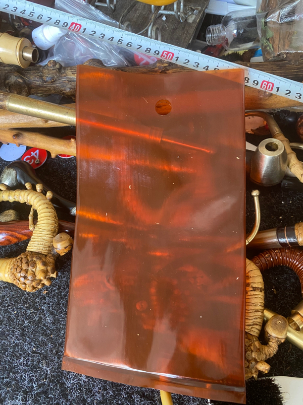 纯牛皮筋小叶子包装袋