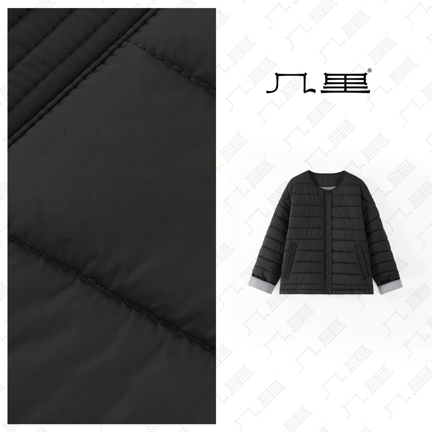 几里与麻【轻盈排骨款】轻软百搭棉衣棉服 衣长60 胸围126 1113050