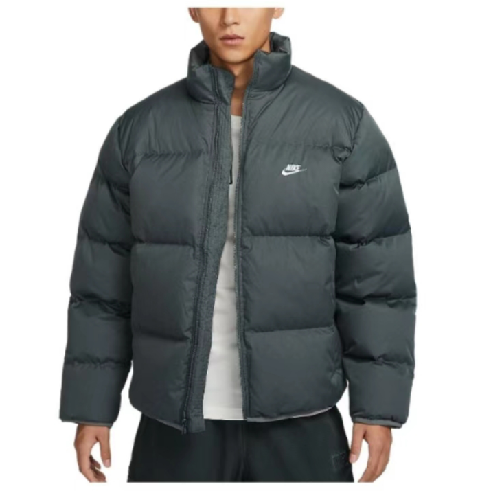 Nike ClubTherma-FIT 保暖宽松立领拉链羽绒服 男款FZ5029-068