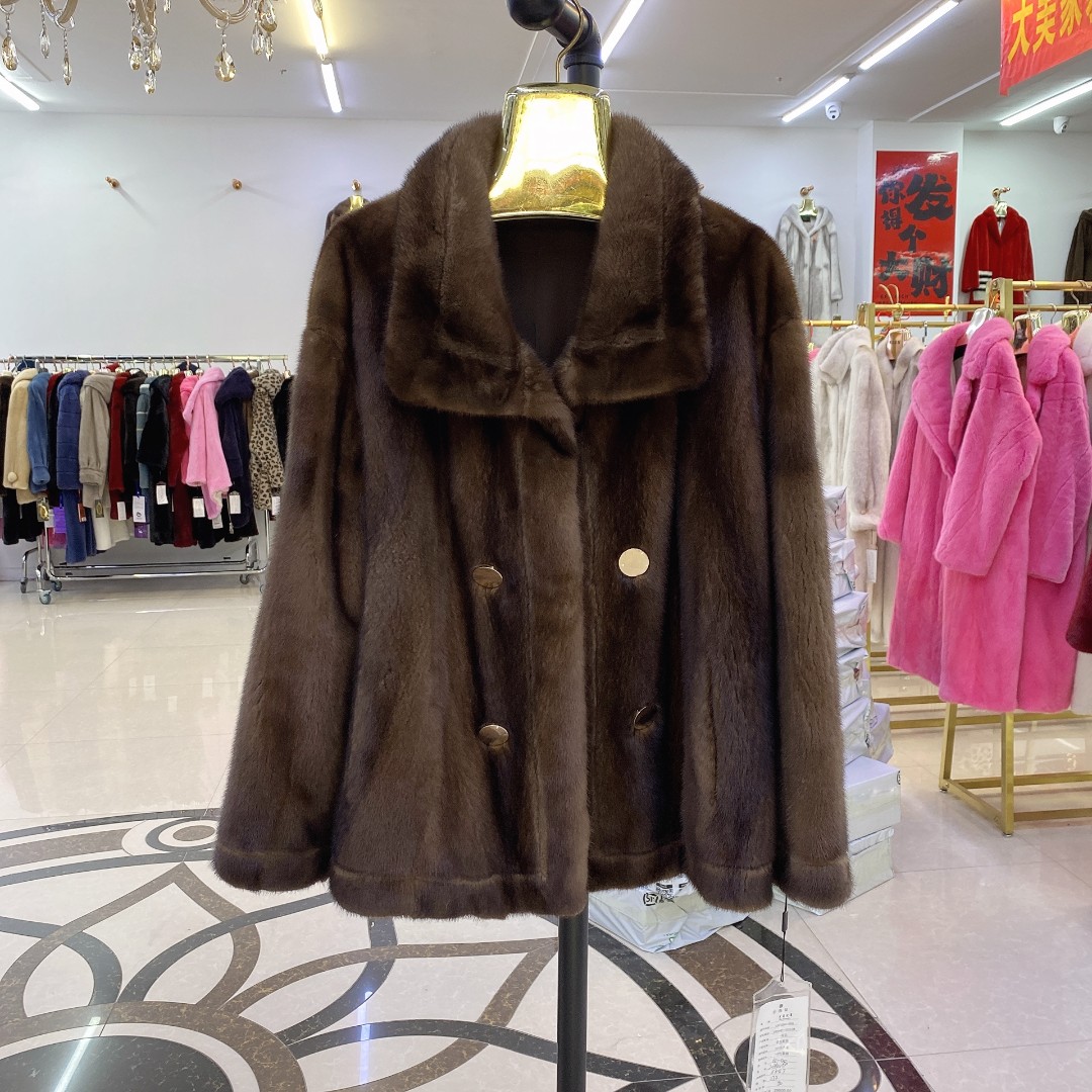 下单截图发客服貂皮大衣