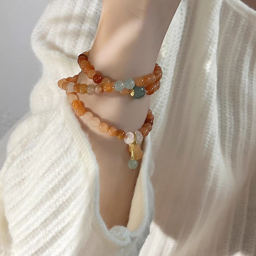 铜合金手链 十里间【冰橙葫芦】手链手串