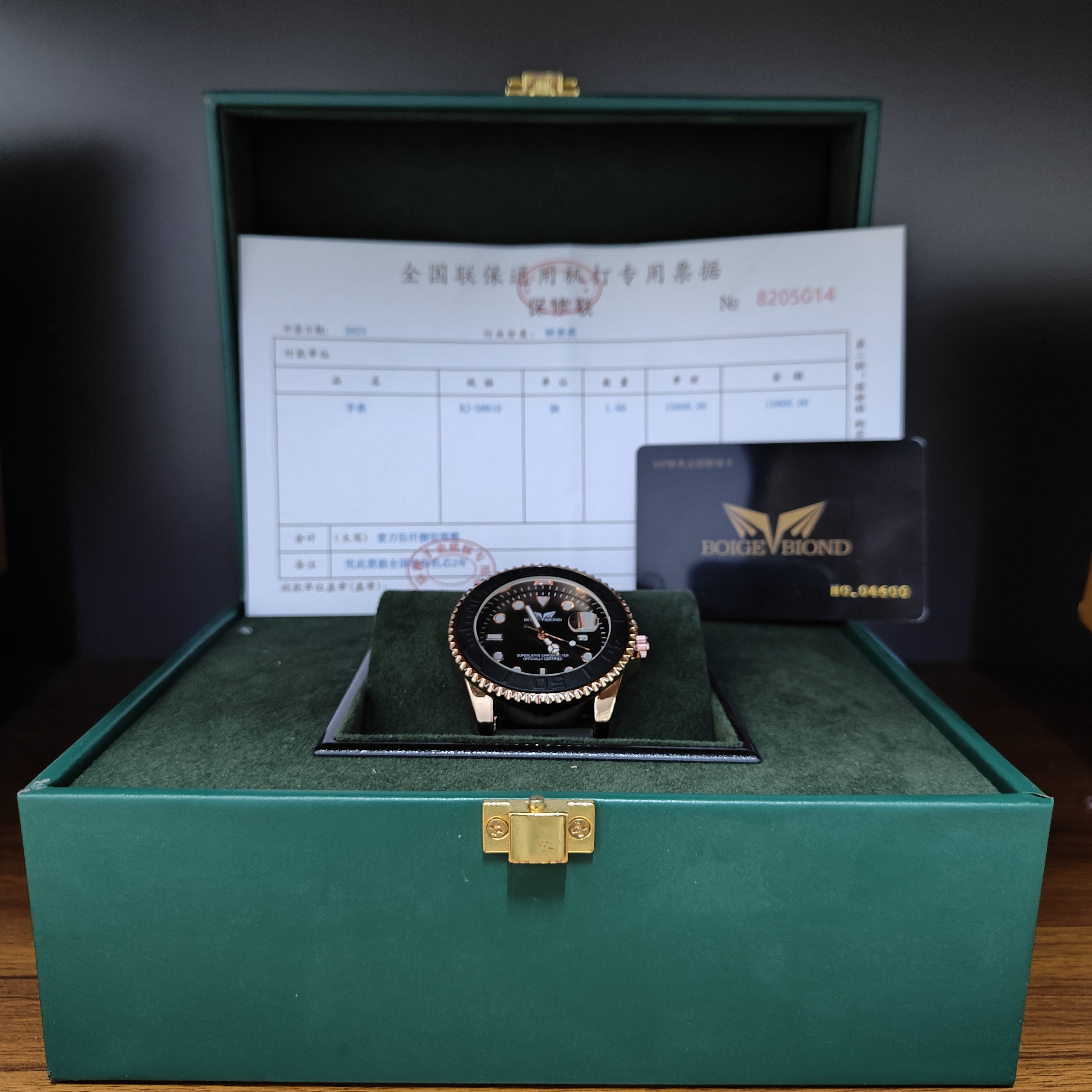 【白总专属】全新未使用 YT-男士商务腕表防水男表