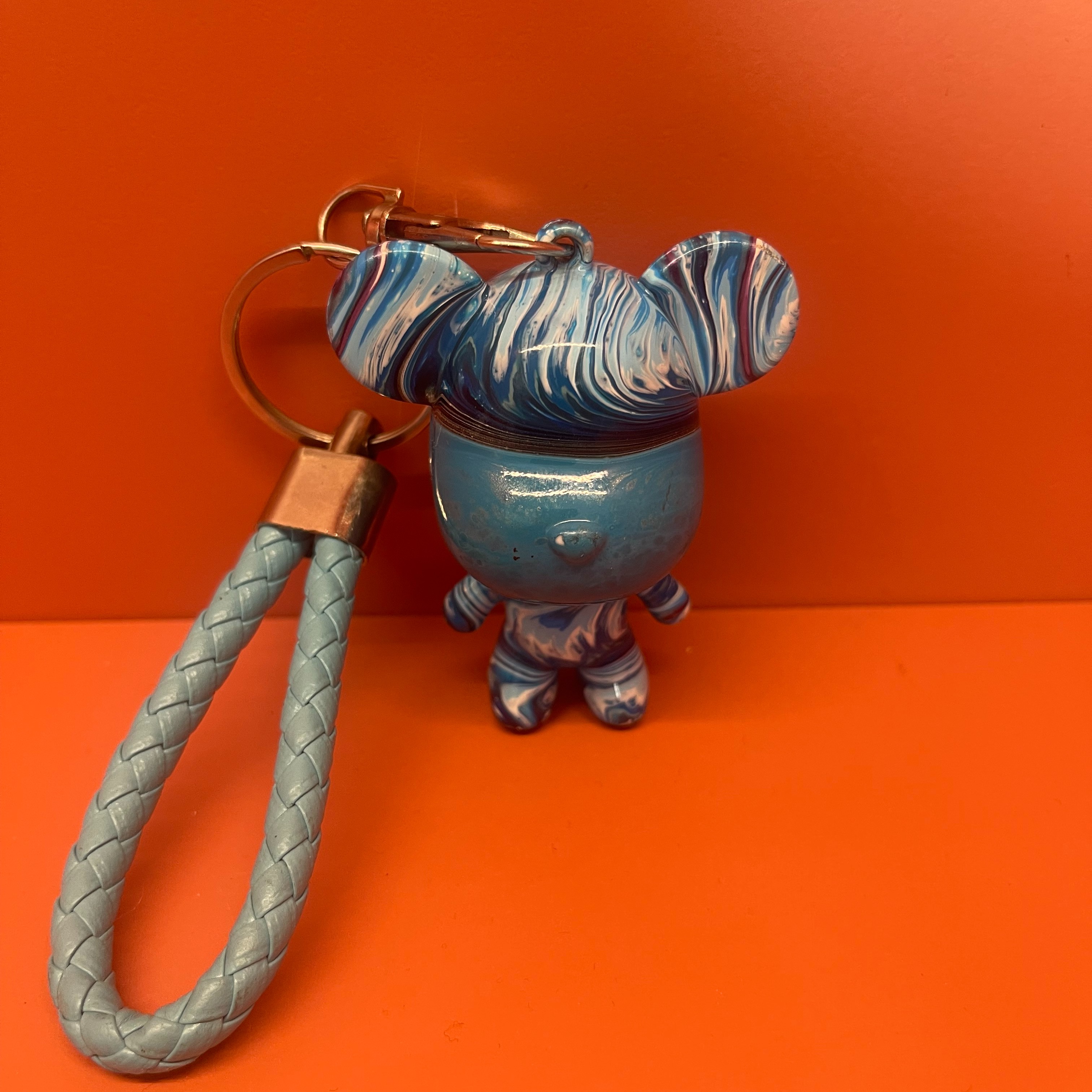 diy『纯手工制作』卡通流体酷酷熊 小摆件 潮品 pvc